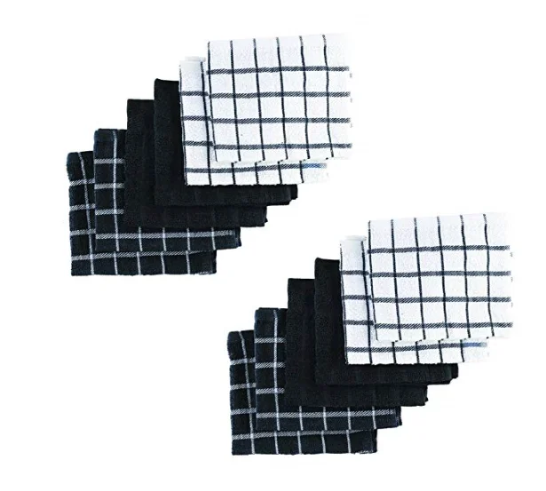 home textile white plain cheap cotton linen tea towel kitchen towel dish towel wholesale