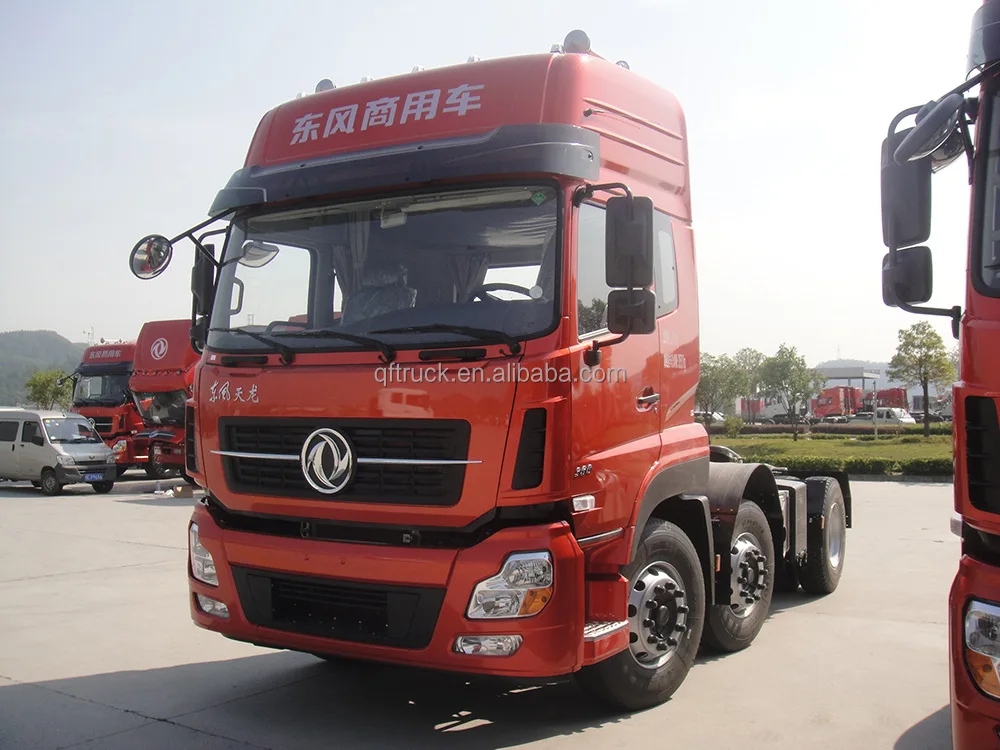 Dongfeng EQ4250G1 6x2 container towing truck for sale heavy duty tractor truck