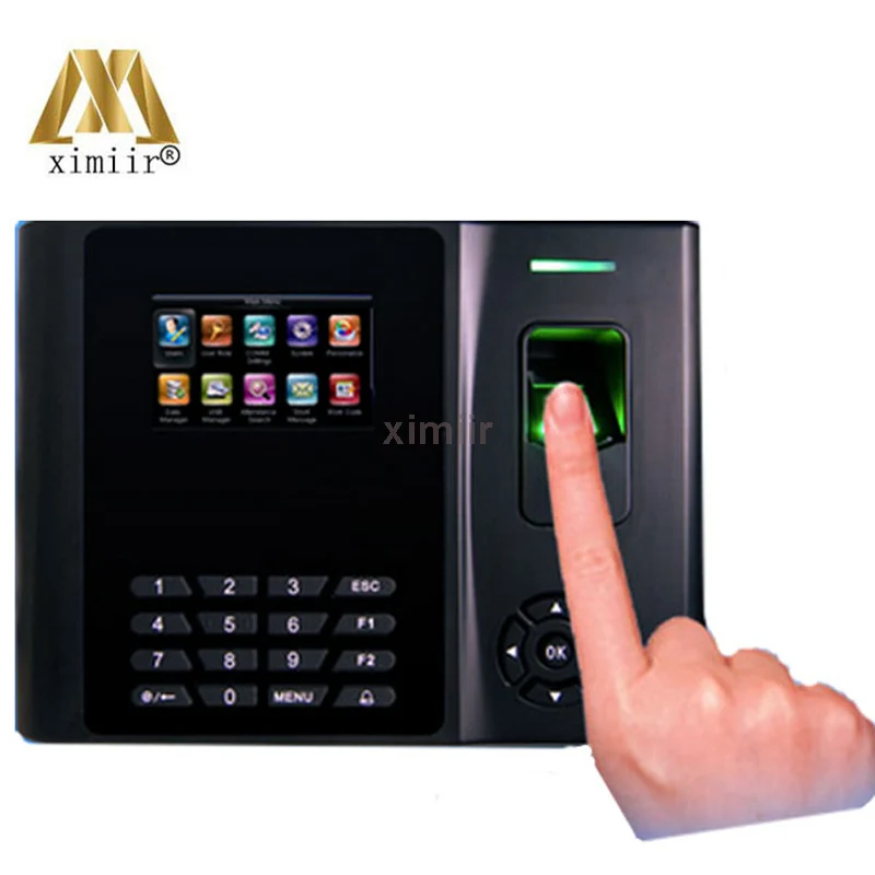 XM200 Fingerprint  Attendance User-defined Function Key Time Clock Linux System With Webserve Function Biometric Time Recording