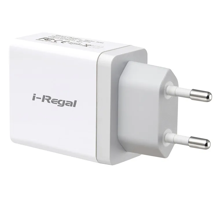 Iregal QC3.0 EU plug 18W 1 порт Usb Сетевое быстрое зарядное устройство оптом