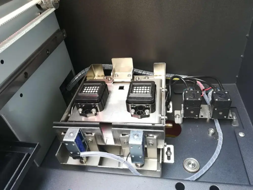 TECJET 3350 330*500mm industrial design xp600 dx7 inkjet printing machine direct image uv flatbed printer