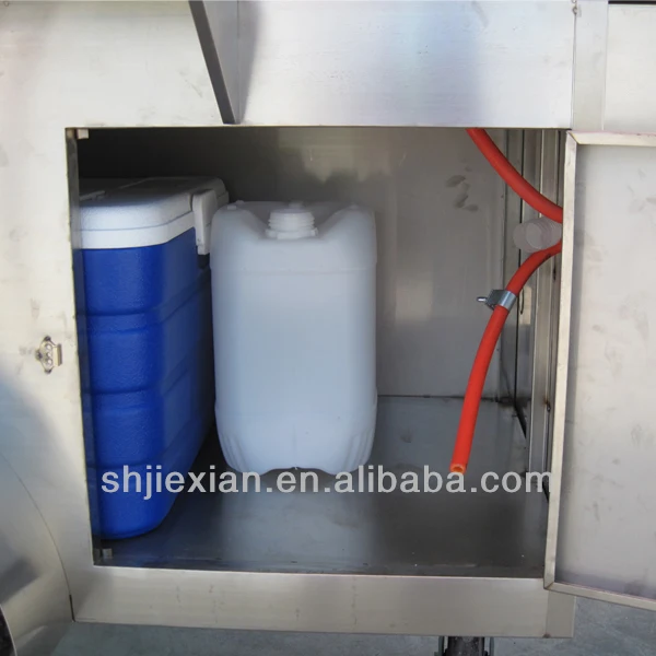 JX-HS120D Professional Commercial Outdoor Mobile Gas Steamer Hot Dog Cart