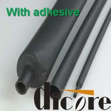 Термоусадочная gekleurde кабель покрытие клей рукава для труб
