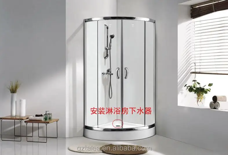
Plastic Showerroom bathroom fittngs with chromed palting cover 