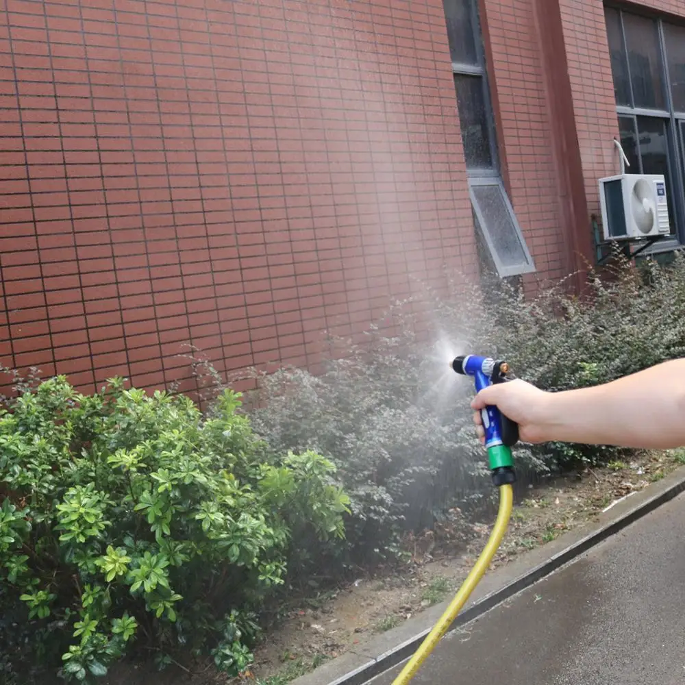 2 Patterns Car Washing Sprayer Gun Garden Hose Nozzle Adjustable Garden Water Gun