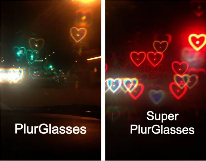 Factory Promotion Gift Wholesale Paper Custom Printing Firework Lover Heart Diffraction Glasses