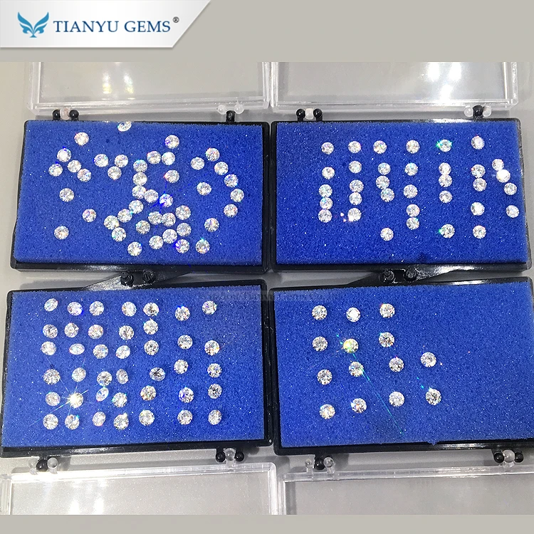 Tianyu Diamond Stock Supply DEF VVS HPHT CVDLab выросший свободный бриллиант отличный полированный белый бриллиант