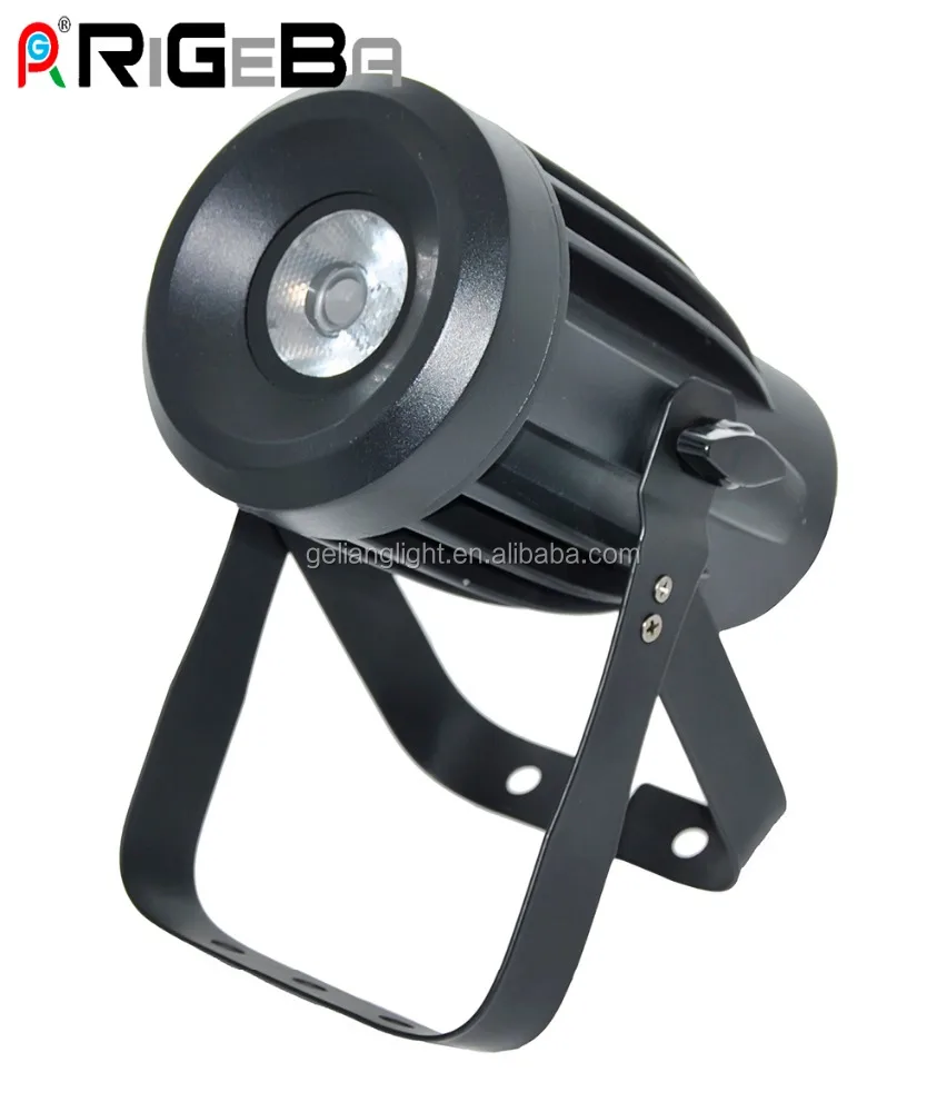 high power die cast aluminum mini10w rgbw 4in 1 Par16 led sharpy narrow beam 8 degree spot stage light led par light