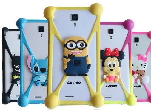 Cartoon cell phone pouches bumper soft cover Rubber Silicone mobile phone case making machine