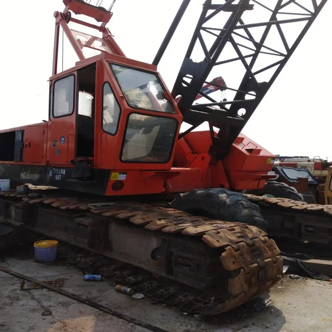 50 ton hitachi KH180-3 crawler crane original from Japan good condition cheap price top sale in shanghai