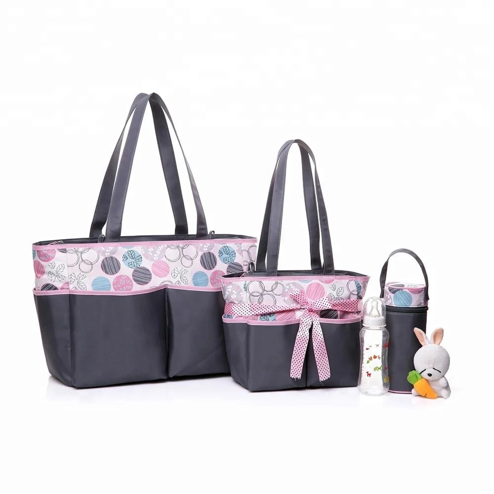 Colorland Fashion Women Traveling Bag Baby Diaper Nappy Mummy Tote Bag Set