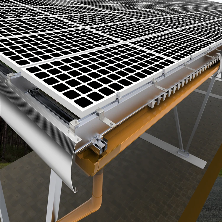 Modern design carbon steel carport pv solar carport mounting system solar system