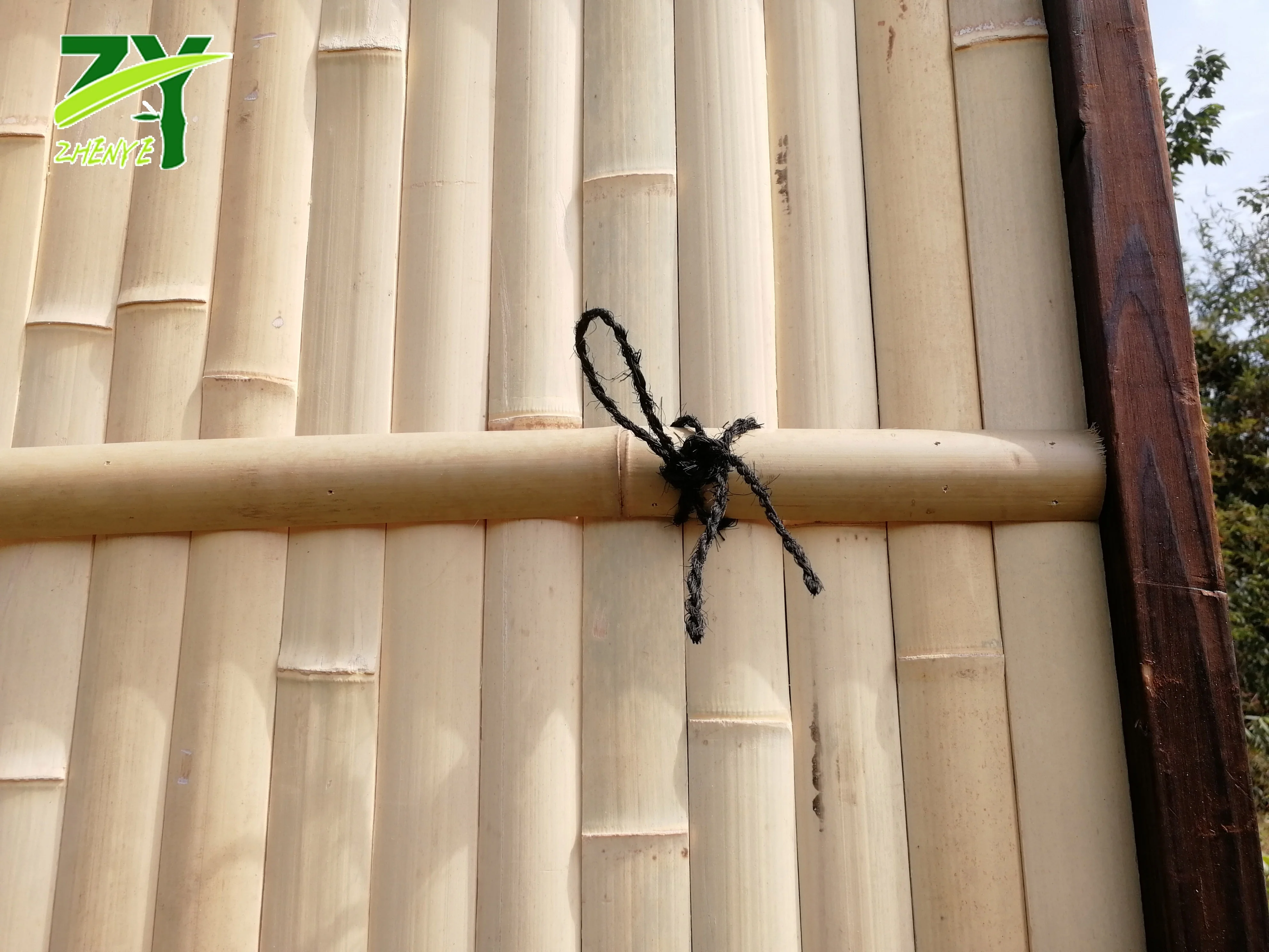 
ZY-321 New Developed Bamboo Fence Panel for garden,backyard Bamboo Railings Bamboo Palisade 