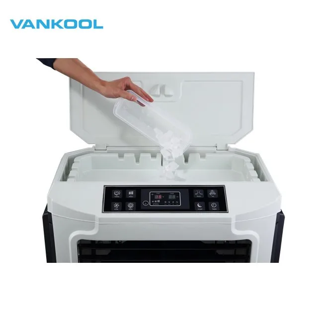 portable water evaporative air cooler fan water cooling smart air conditioner dc 12v solar room air cooler coolers fans price