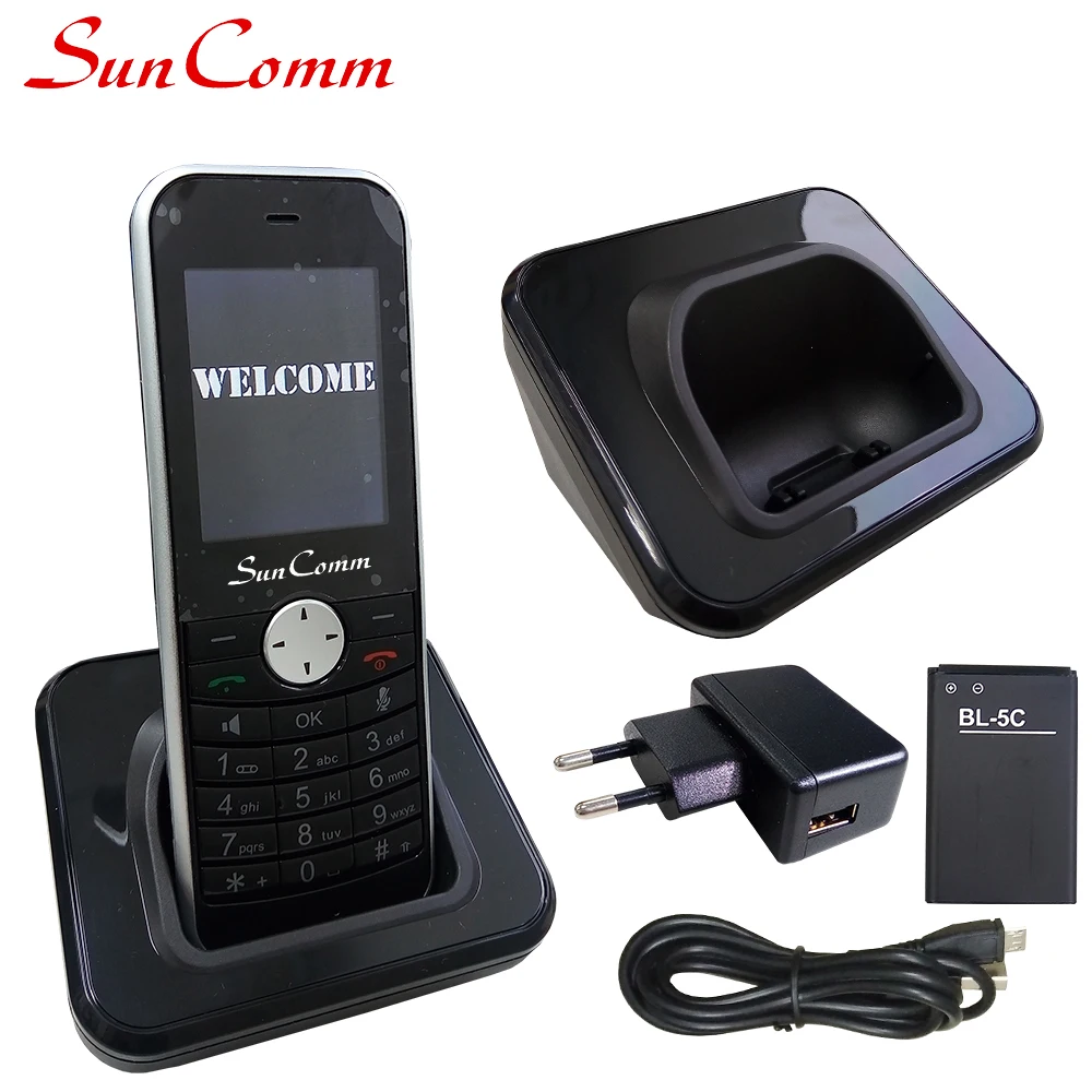 SC-9068-GH3G voice mail mobile handset telefon cordless with tft color display