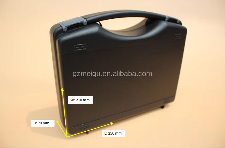Portable plastic tool box, suitcase empty tool box, mechanic tool box with wheels_102003755
