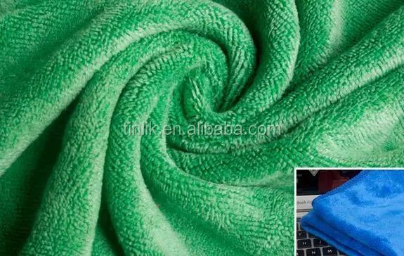 Wholesale 30*70CM Weft Cloth Car Microfiber Brushed Cleaning Cloth