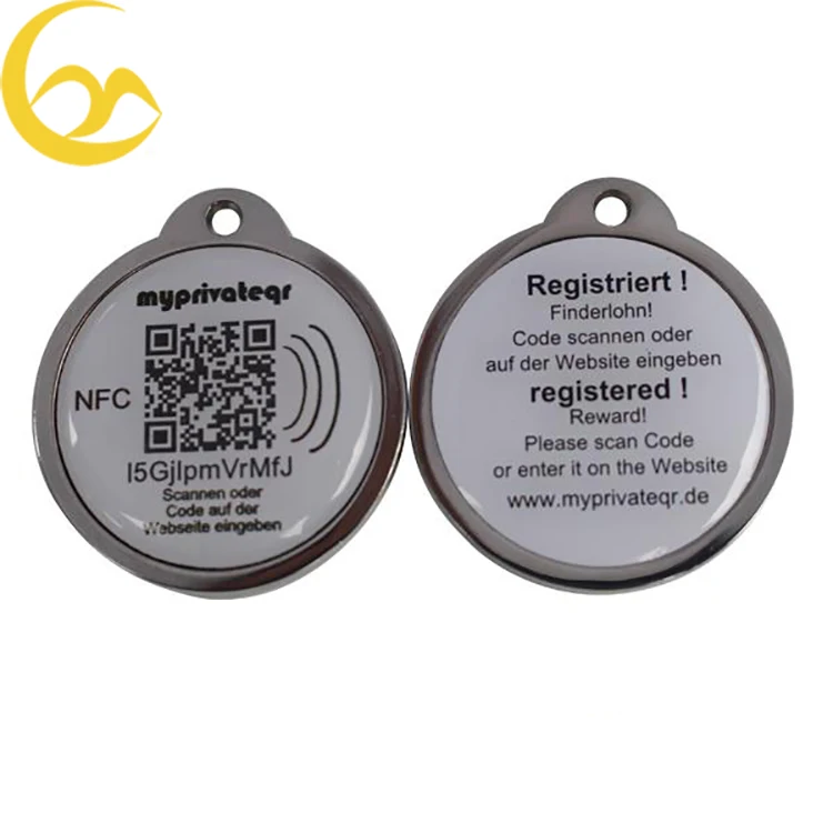 
Cheap Design Oem Dog Collar Qr Barcode Id nfc Dog Tag 