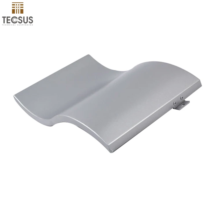 exterior modern aluminum curved veneer panel metal building facades wall cladding