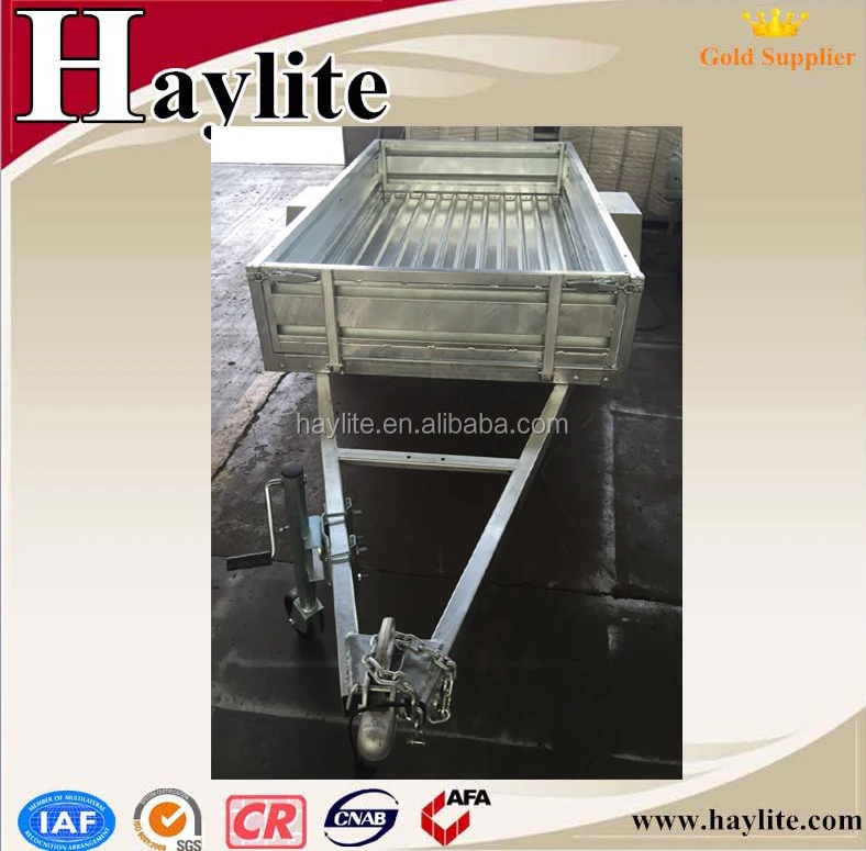 Galvanized OEM strong fram box trailer from chinese manufacturer