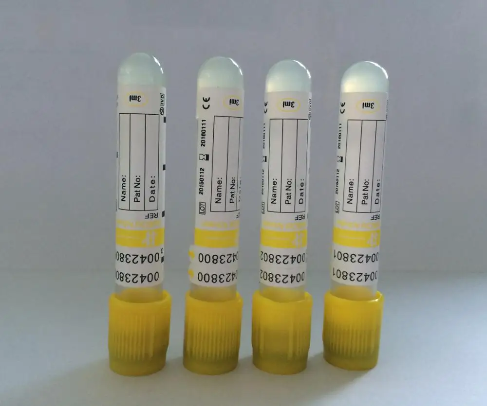 
Disposable use blood collection tube GEL&Clot additives 4ml 13x75 ISO13485 CE 