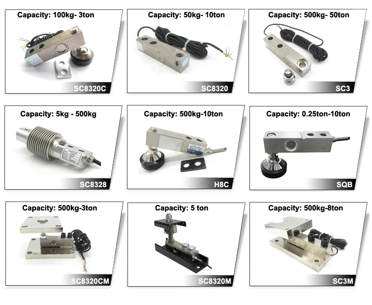 SC8320 Load Cell For Forklift Pallet Truck Scale, weight sensor load cell 500kg 1T 2T 3T 5T 10T