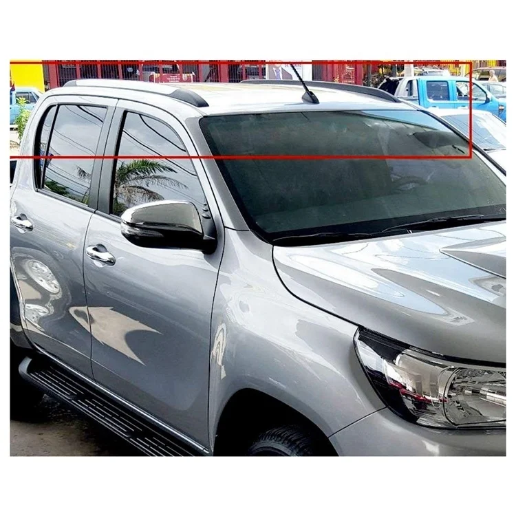 Auto parts stick 4wd roof rack silver and black for hilux revo 2015-2017 car roof rail