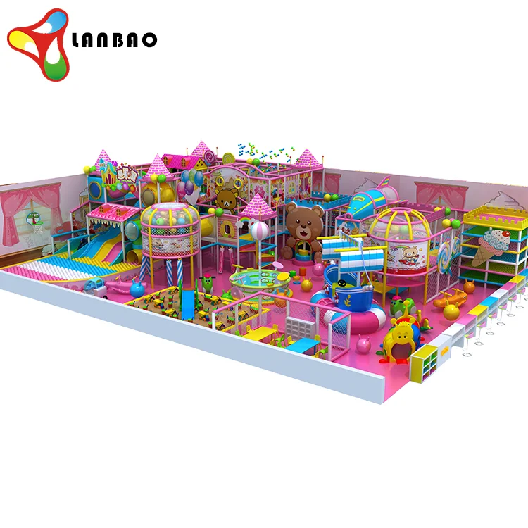 Fun kids games Indoor Playground Equipment Roller Slide Playground Ocean Naughty Kids