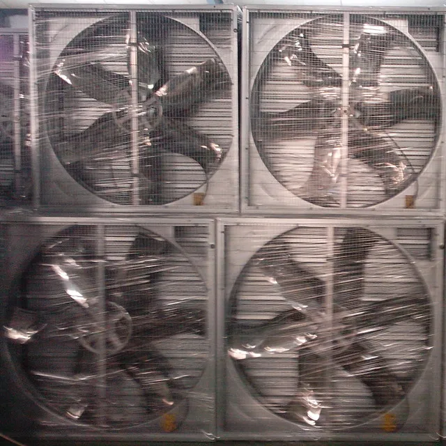 Industrial wall mounted ventilation exhaust fan for cooling