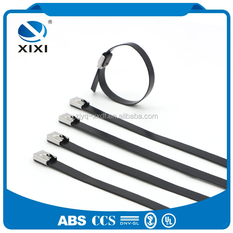 
Coated Stainless Steel Cable Ties with UL (European Standard) 