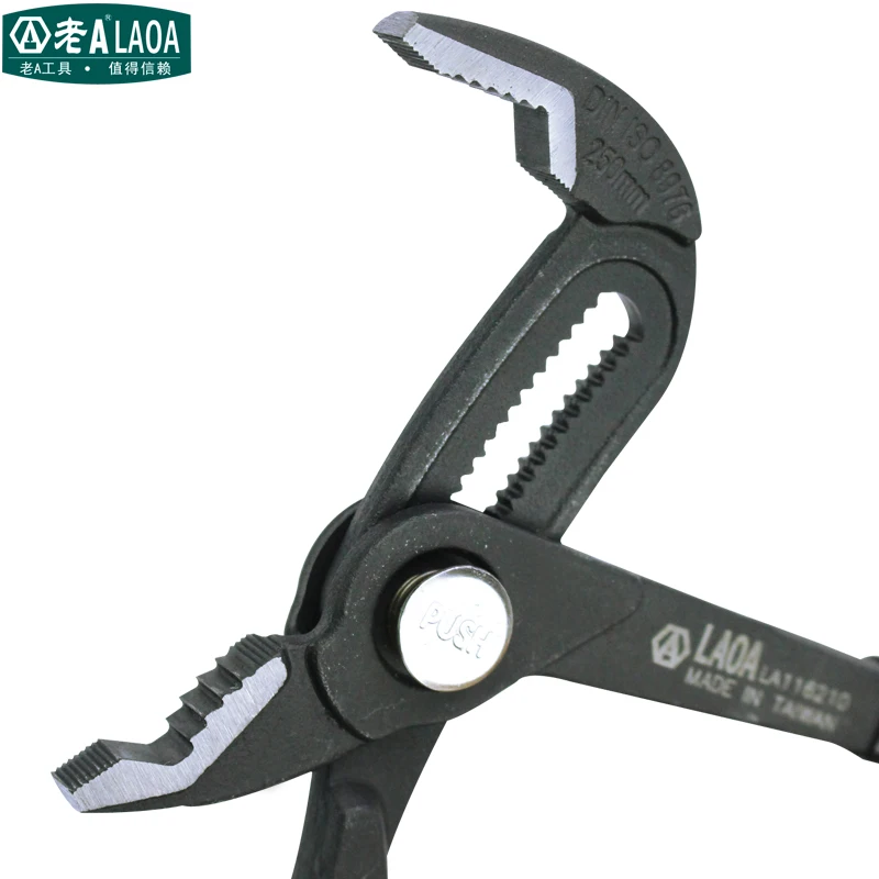 LAOA Hand tools 10inch  pliers water pump plier,Large openings crimping pliers
