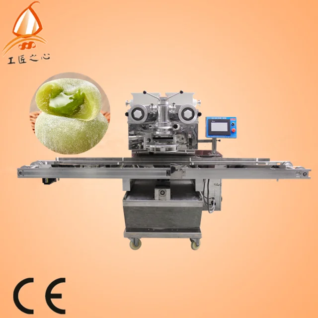 Daifuku Mochi Japanese Pandan Mung Bean Rice cake Sweets machine Mashu machine manufacturer (CE certification)