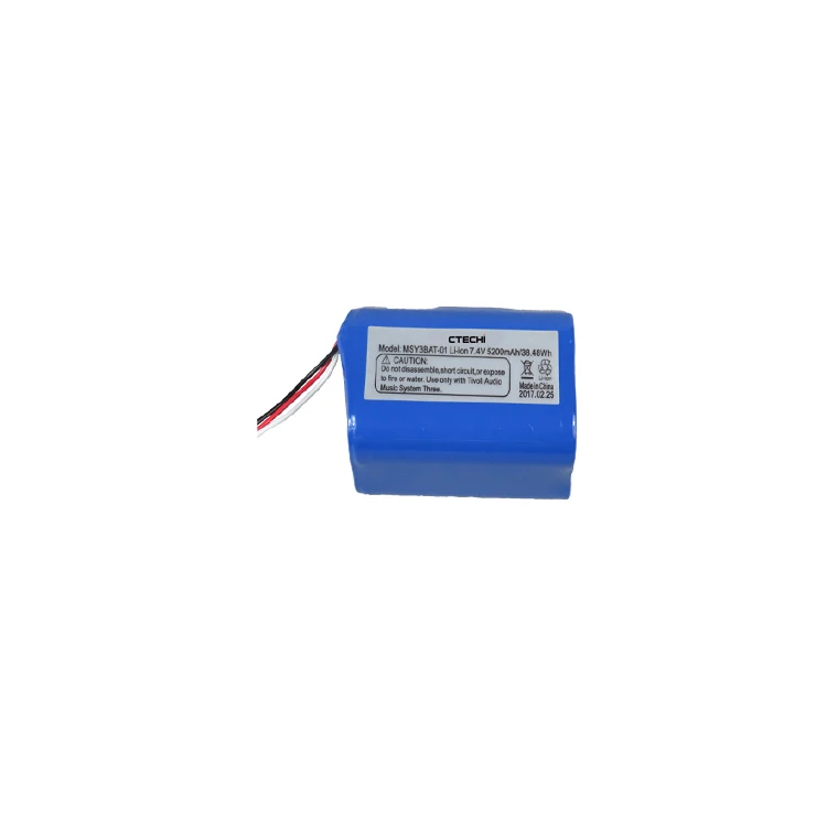 CTECHi Li-ion ICR18650 2S2P 5200mAh 7.4V Medical Device Battery Pack