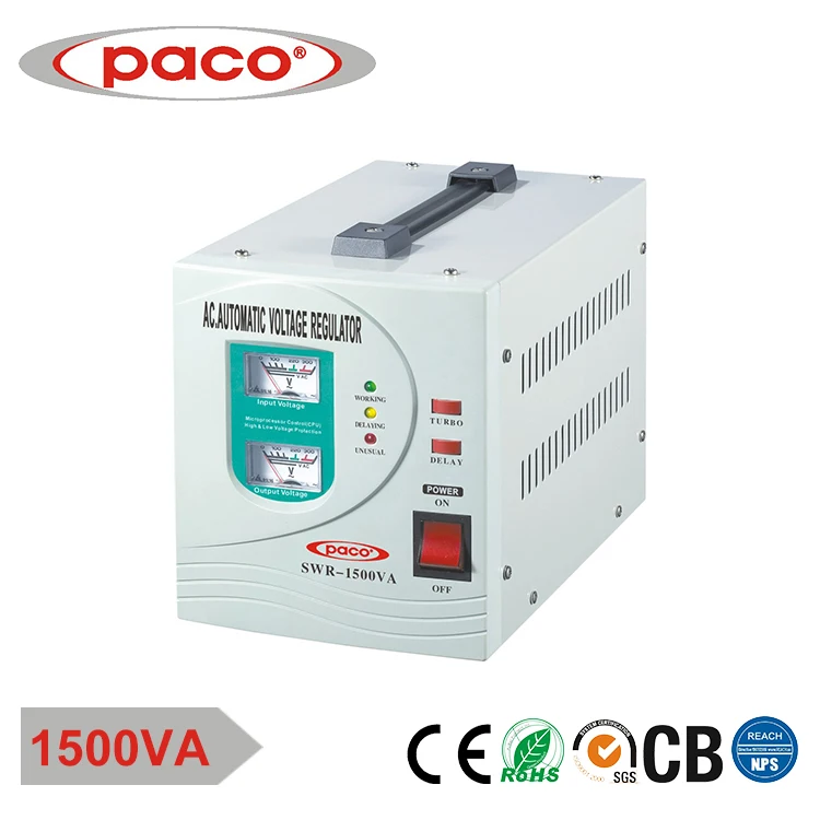 CPU Controlled 1.5kva avr voltage regulator stabilizer/1500watt 120v 230v ac external voltage regulator with circuit protection