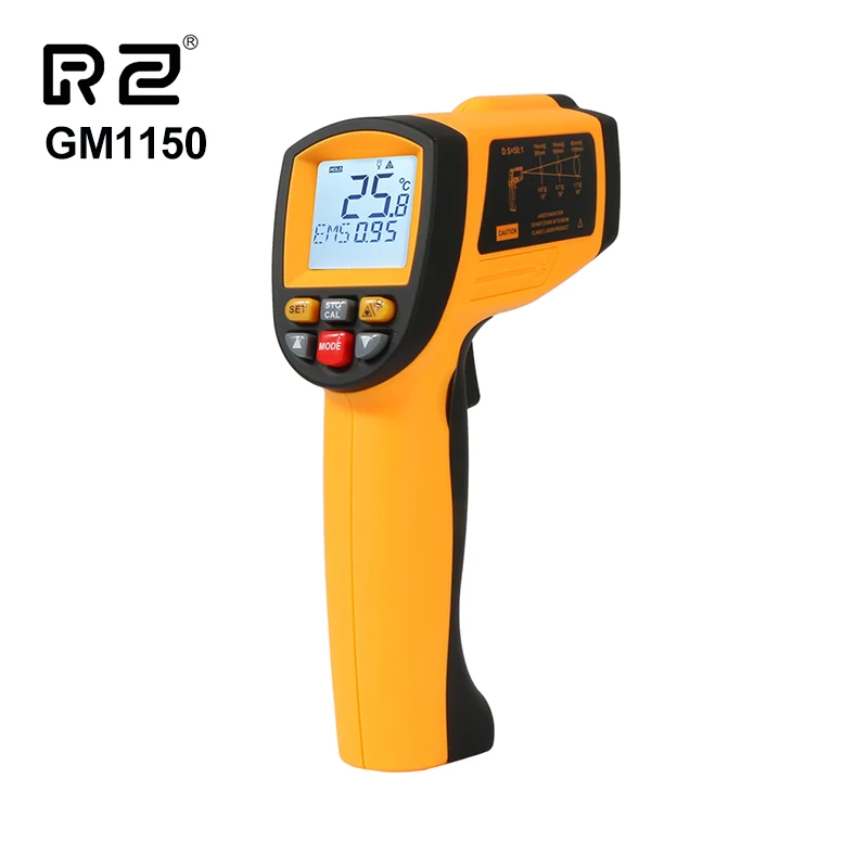 Portable Infrared Thermometer gm1150 ( -50 to 1150C)
