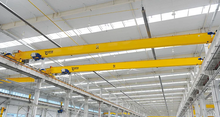 10 ton 5t European single girder overhead cranes for sale