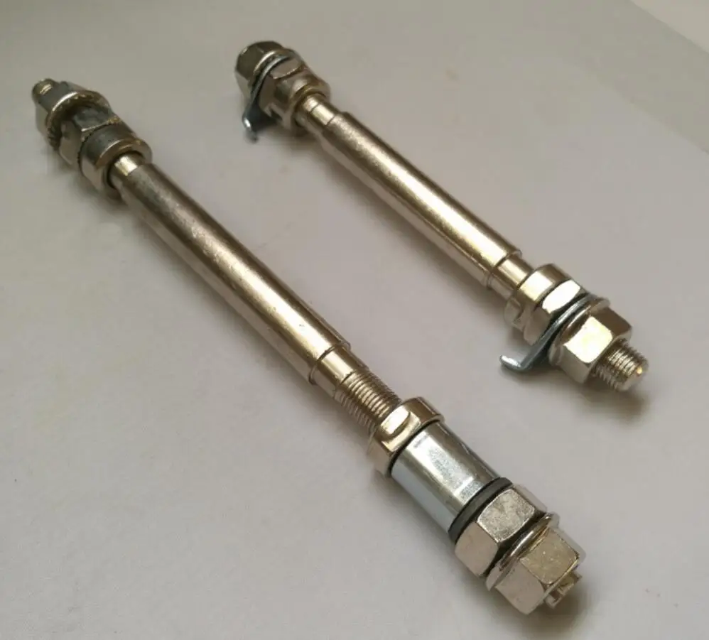 Bicycle  rear Steel Hub Axle,Bike front Steel Hub Axle