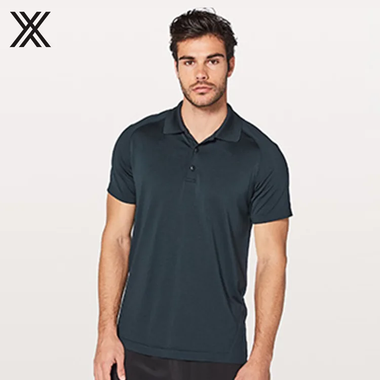 Quick Dry Breathable Mesh Design Men Polo T Shirt
