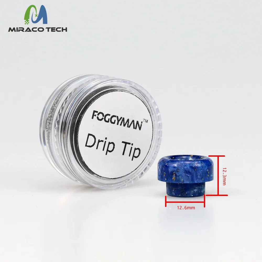Foggyman 810 resin Drip Tip Compatible with Goon 528 v1.5 RDA tfv8 tfv12 tank Resin Mouthpiece vape