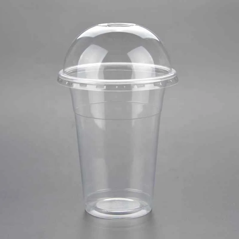 500ml Hot Selling Disposable Plastic Smoothie Cups With Lids For Wholesale