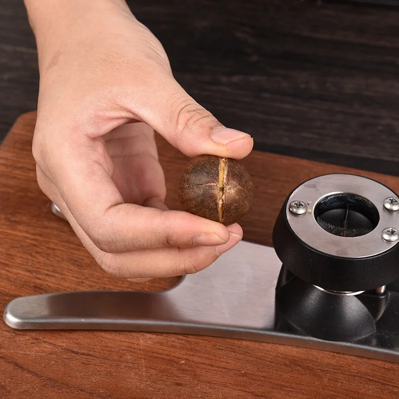 2022  Newest Design Style High Quality Multifunctional Stainless Steel  Hard Chestnut Macadamia Nut Cracker Walnut Opener