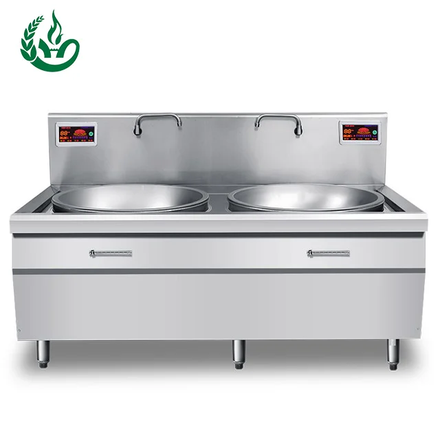 
Double head induction cooker high power restaurant kitchen cooking appliance freestanding 20kw induction cooker 