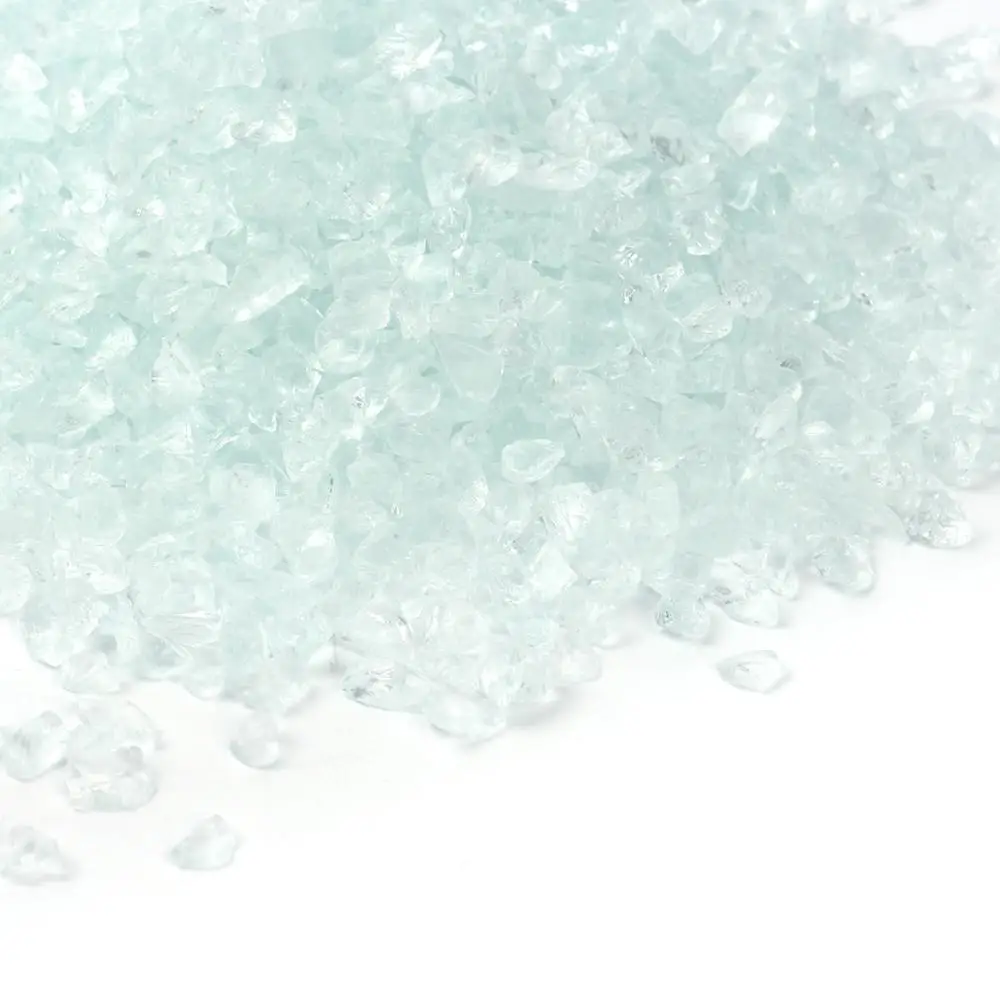 3-6mm high luster decorative crystal glass stone fire glass for fire pit bowl fireplace resin art painting decoration