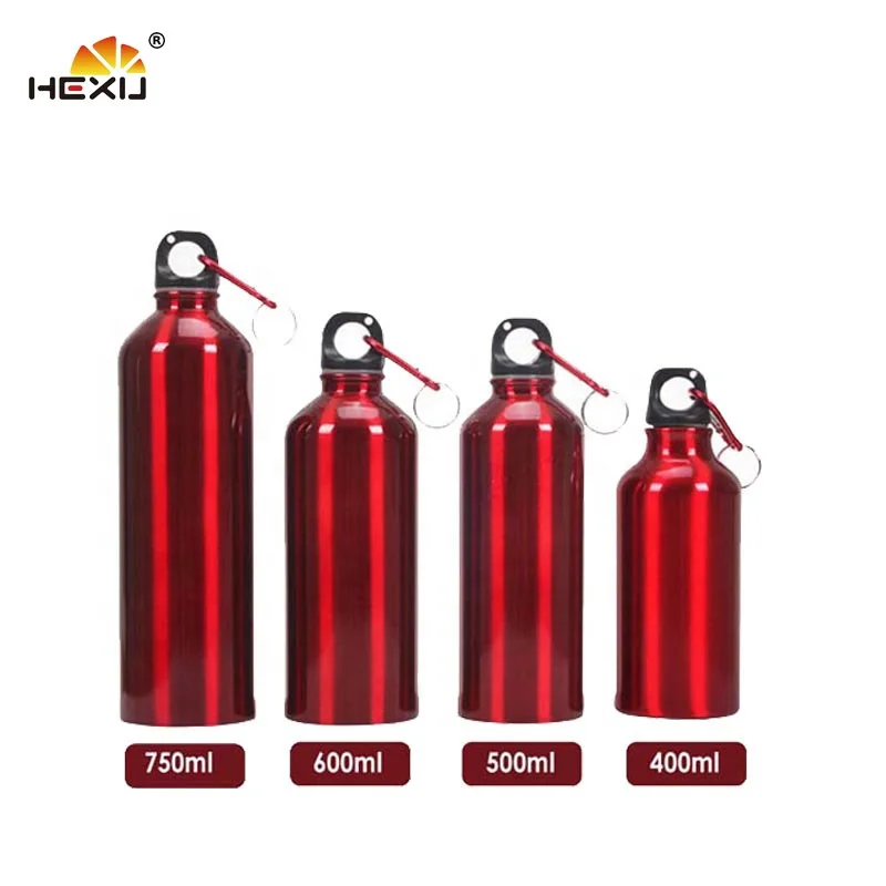 500ml sublimation Hot aluminium sport water bottle with key ring