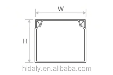 
Low Price Environmental-friendly Factory Wholesales High Quality Wiring Duct Cable Channel 100X100 PVC Trunking 