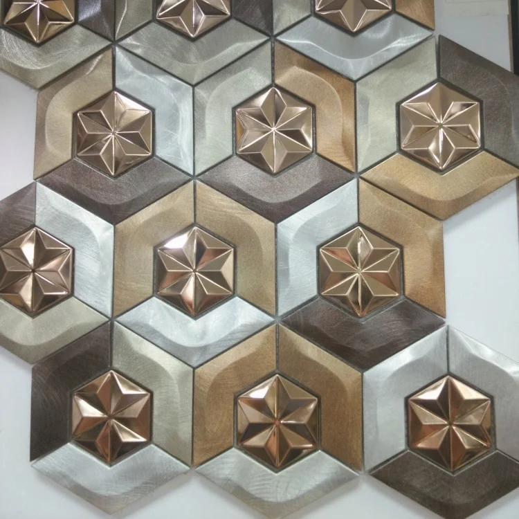 3D Шестигранная кухонная металлическая