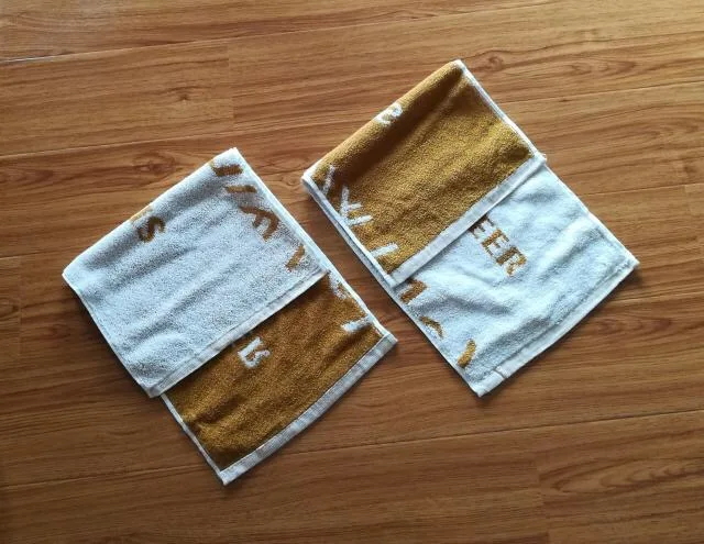 Double side/organic satin/plain/ hotel square/jacquard hand/beach/foot/bath towel set with custom logo