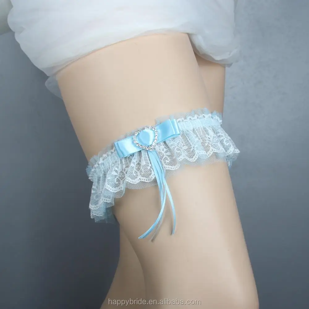 Новое поступление, кружевные свадебные подвязки со стразами для невесты WG1037