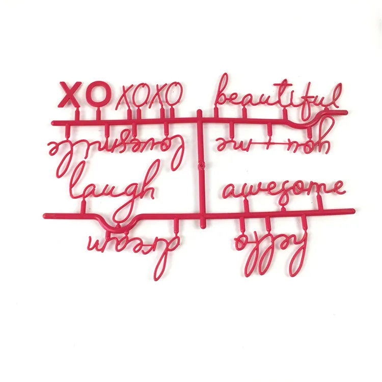 hot sale custom color plastic letters for felt letter board in stock