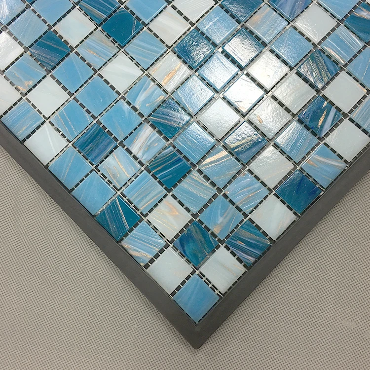New design building material glass mosaic tiles swimming pool